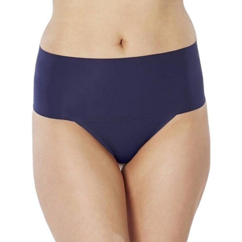 SPANX SP0115 Undie-Tectable Thong Underwear Midnight Navy ( XL  )